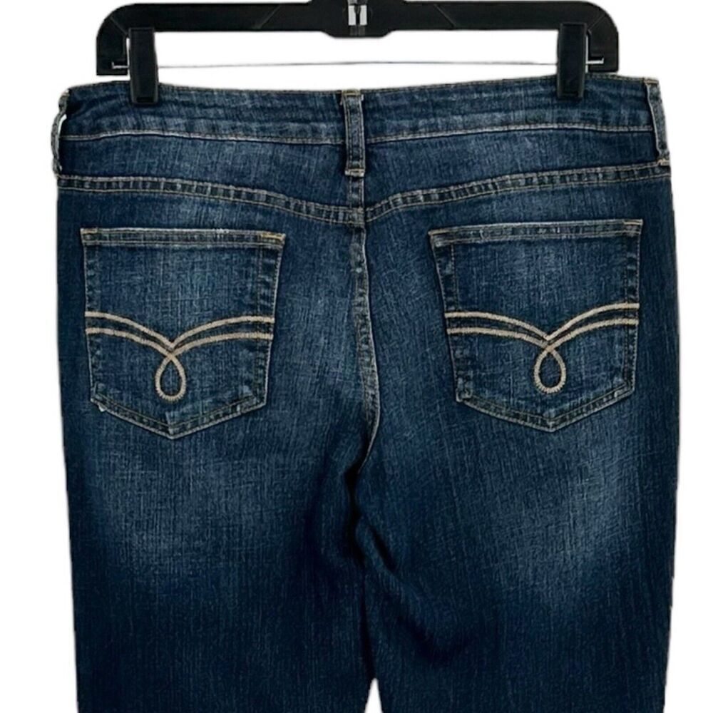 American Rag Cie Women’s Jeans Size 11 Regular Bootcut Dark Wash - Picture 4 of 12